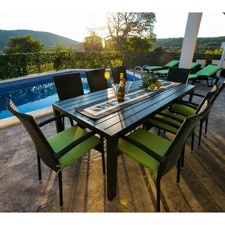 빌라 Croatia Sea View With Heated Pool *
